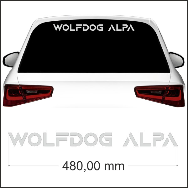 Wolfdog Alpa Aufkleber Sticker