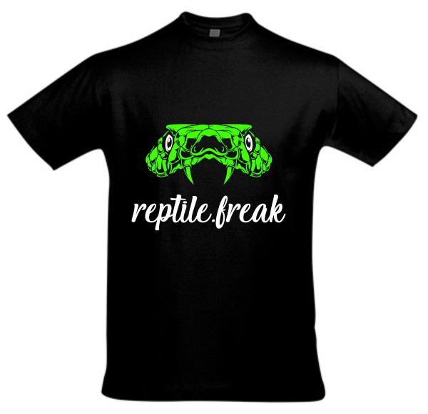 Reptile Freak Shirt mit Glow in the Dark Eyes