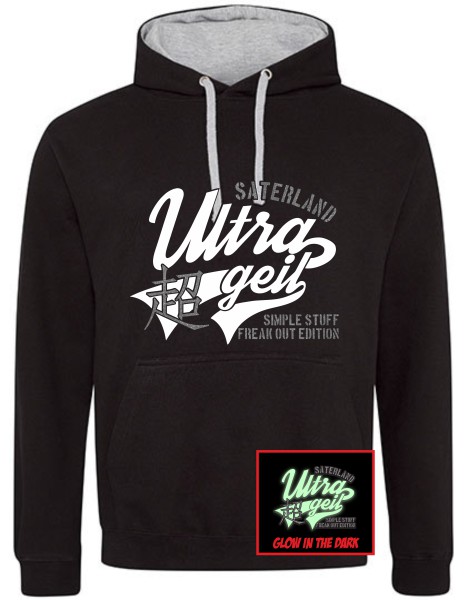 Ultrageil Saterland Hoody Glow in the dark Glitzer