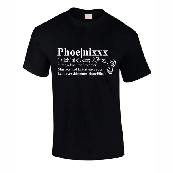 Lustiges Fun T-Shirt Ultrageil Phoenix viehnix Streamer kein fön Bigo Fan Shirt