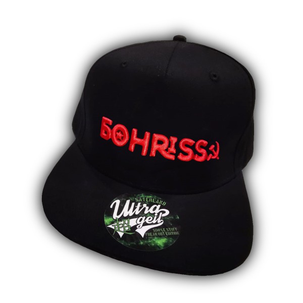 Bohriss Cap SNAPBACK Basic Flat Visor onesize unisex coole Kappe Mütze