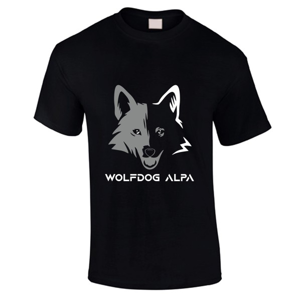 Premium Wolfdog Alpa Shirt mit Glow in the Dark Eyes